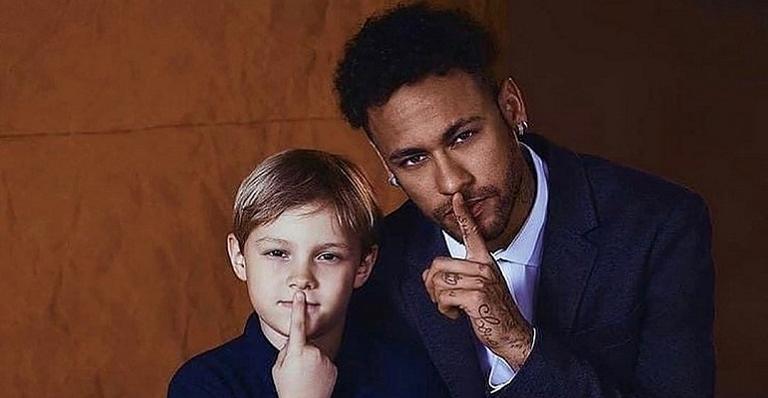 Em meio a polêmica, filho de Neymar posta registro emblemático ao lado do pai