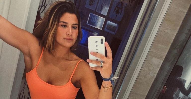 Giulia Costa coloca corpão para jogo e surpreende com físico invejável