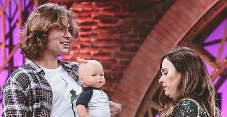 Tatá Werneck surpreende Rafa Vitti com sugestão de nome para a filha: ”Não né”