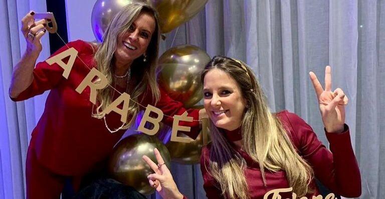 Ticiane Pinheiro ganha festa surpresa de aniversário