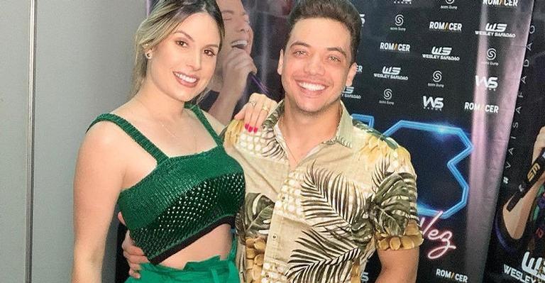 Wesley Safadão e Thyane Dantas celebram 9 meses de Dom com festinha temática