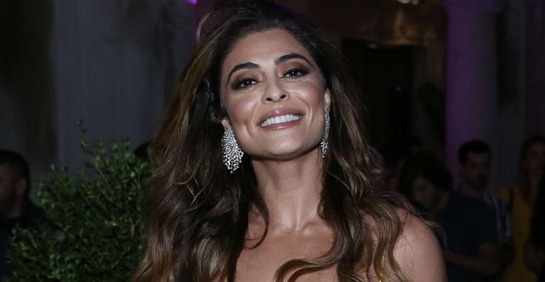Juliana Paes curte festa agarradinha ao marido, Carlos Eduardo Baptista