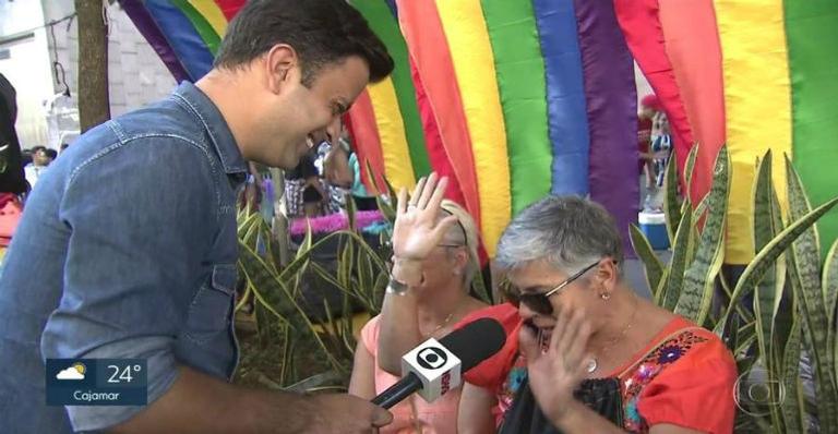 Casado, jornalista da Globo recebe cantada na Parada LGBT