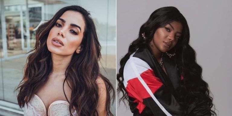 Apresentação chegando? Ludmilla e Anitta se encontram para gravar o programa ”Caldeirão do Huck”