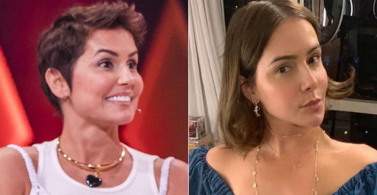 Deborah Secco muda completamente o visual e aparece de mega hair