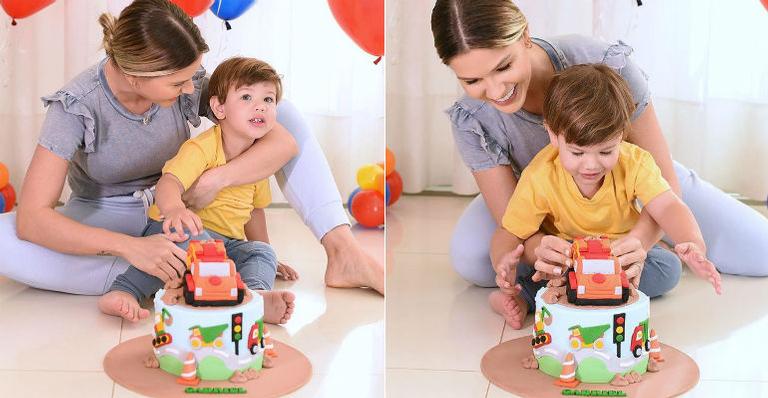 Andressa Suita faz festinha para comemorar os 2 anos do primogênito, Gabriel