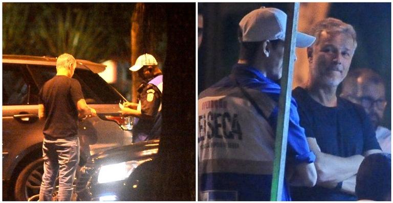 Depois de curtir noite carioca, Marcello Novaes é parado em blitz da Lei Seca