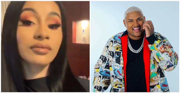 Cardi B grava vídeo escutando funk brasileiro e surpreende fãs
