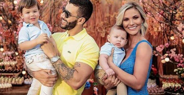 Look chiquérrimo de Andressa Suita rouba a cena em show de Gusttavo Lima em festival