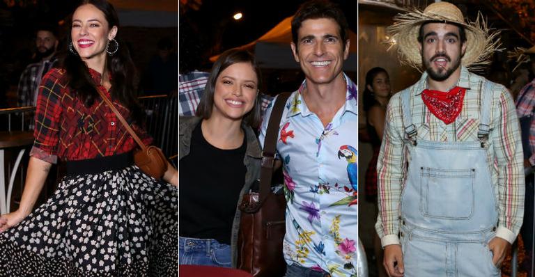 Elenco de ‘A Dona do Pedaço’ se reúne em arraiá no Rio de Janeiro