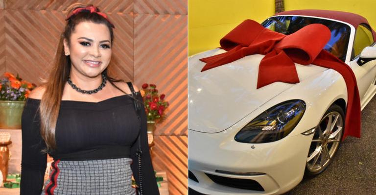 Marcia Fellipe ganha carrão importado em festa surpresa e vai às lágrimas: ”Isso tudo é um sonho”