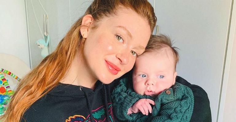 Treinando? Marina Ruy Barbosa se derrete por bebê: ”Pensando em abrir o Marina’s Crechê”