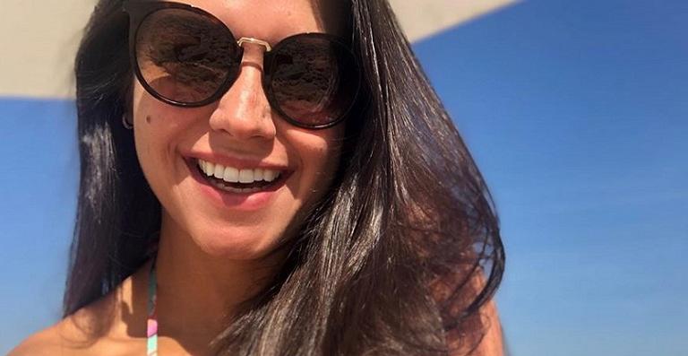 Thais Fersoza curte manhã na praia com os filhos: ”Deu para pegar um solzinho”