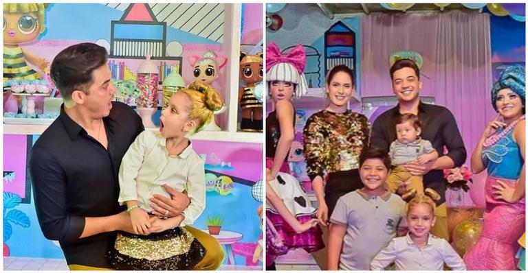 Wesley Safadão comemora aniversário de 5 anos da filha Ysis