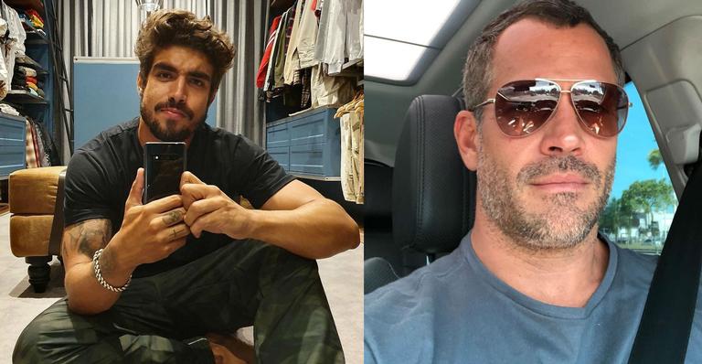 Caio Castro e Malvino Salvador aparecem treinando juntos nos bastidores de ‘A Dona do Pedaço’