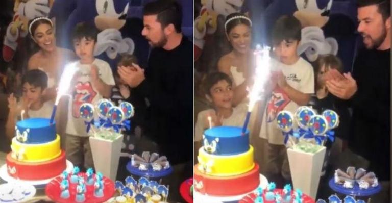 Juliana Paes comemora o aniversário do caçula, Antônio