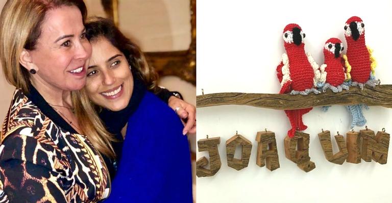 Zilu Godoi mostra detalhes do quarto de maternidade de Camilla Camargo