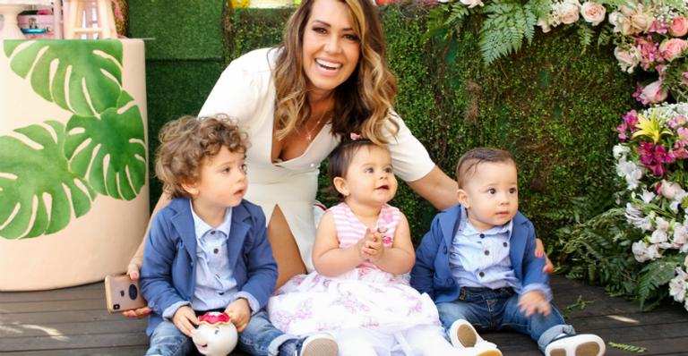 No Dia dos Avós, Solange Frazão revela como é seu dia a dia com os três netos