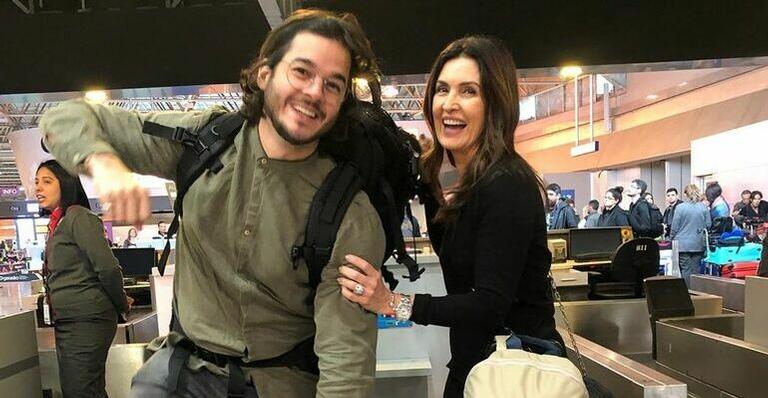 Muito felizes, Fátima Bernardes e Túlio Gadêlha partem para mini férias fora do Brasil