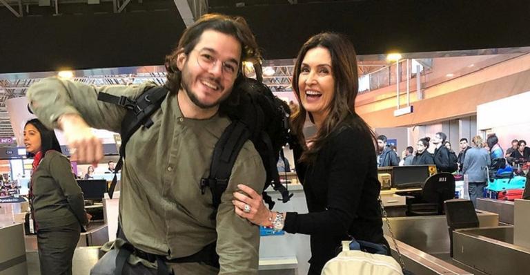Fátima Bernardes se encanta ao conhecer o Machu Picchu com Túlio Gadêlha