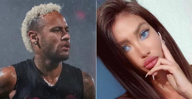 Ex-affair de Neymar Jr. joga carro de luxo na piscina