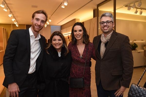 Stefan e Esther Schattan com Daniel e Marilia Veiga