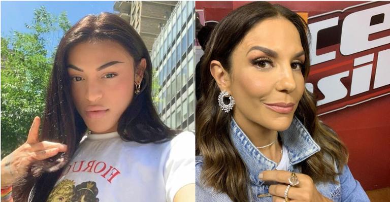 Pabllo Vittar posa de biquíni e Ivete Sangalo faz pedido: ”Me empresta esse corpo”