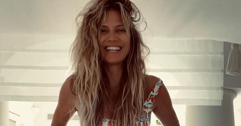Heidi Klum leva multa de R$27 mil reais por nadar em local proibido na Itália