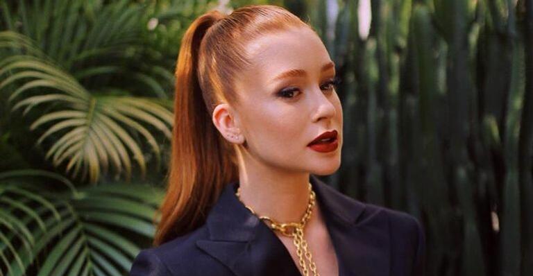 Marina Ruy Barbosa aposta em look de grife luxuoso para festa da Globo