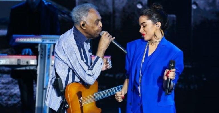 Anitta fará dueto com Gilberto Gil no show do ”Criança Esperança”