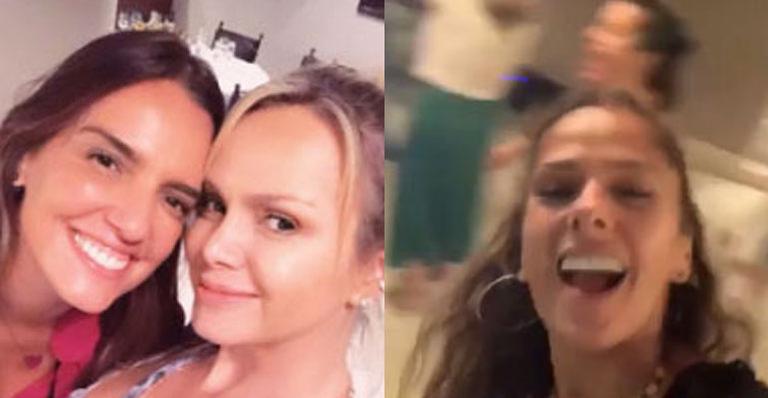 Mulher de Faustão arma festa com Eliana e Adriane Galisteu: ”Que astral!”