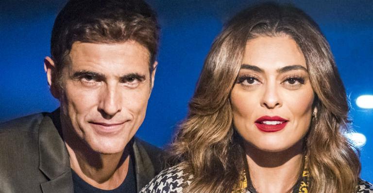 Reynaldo Gianecchini invade camarim de Juliana Paes e mostra intimidade da atriz