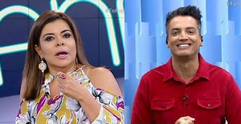 Leo Dias volta para o ”Fofocalizando” e surpreende Mara Maravilha com declaração