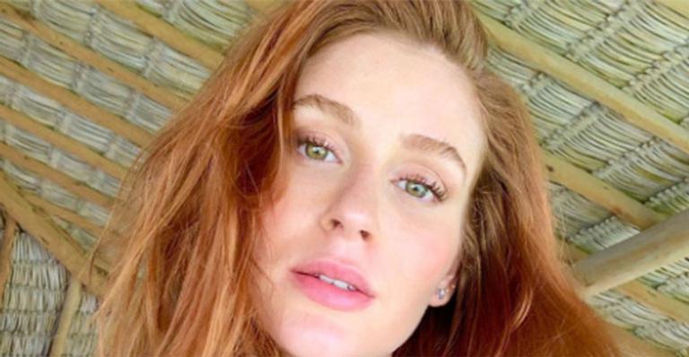 Marina Ruy Barbosa posa em clique fatal e é enaltecida: ”Parece pintura”