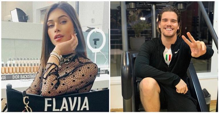 Novo casal? Flávia Pavanelli estaria de rolo com Caio Cesar, da dupla com Breno