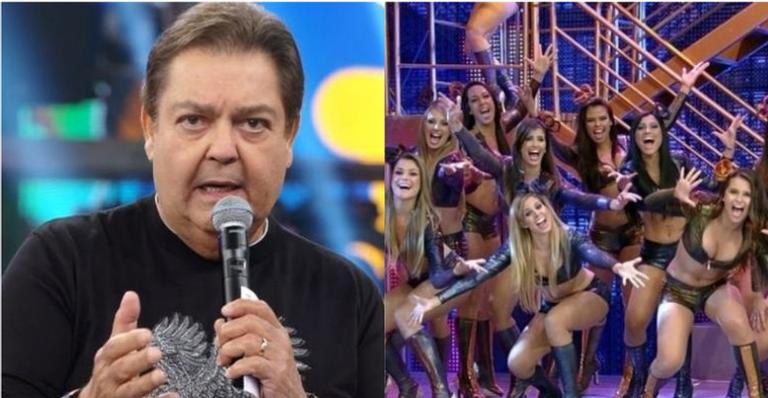 Após demissões, Faustão expõe ao vivo rivalidade entre as bailarinas: ”Uma quer esganar a outra”