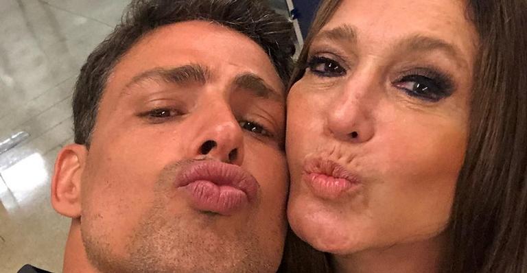 Susana Vieira posa com Cauã Reymond e declara: ”Amor da minha vida”