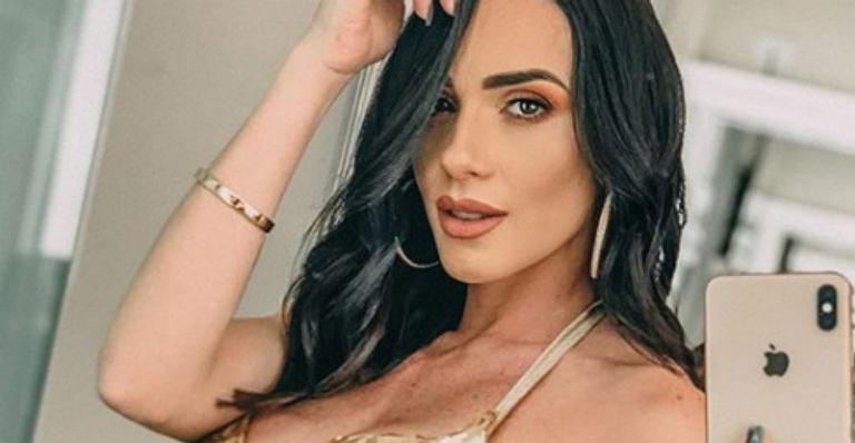 Gabrielle Cardoso posta foto de biquíni com Bailarinas do Faustão