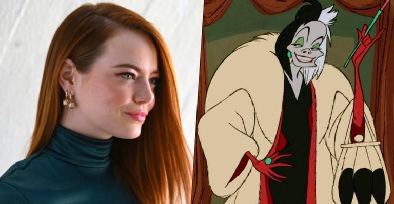 Emma Stone aparece irreconhecível como Cruella De Vil em primeira foto do filme solo da vilã