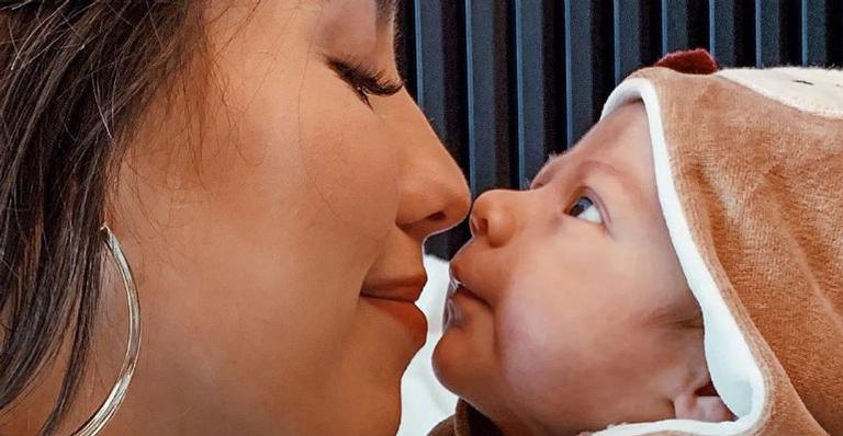 Gabi Brandt compartilha registro de Davi e deixa web apaixonada