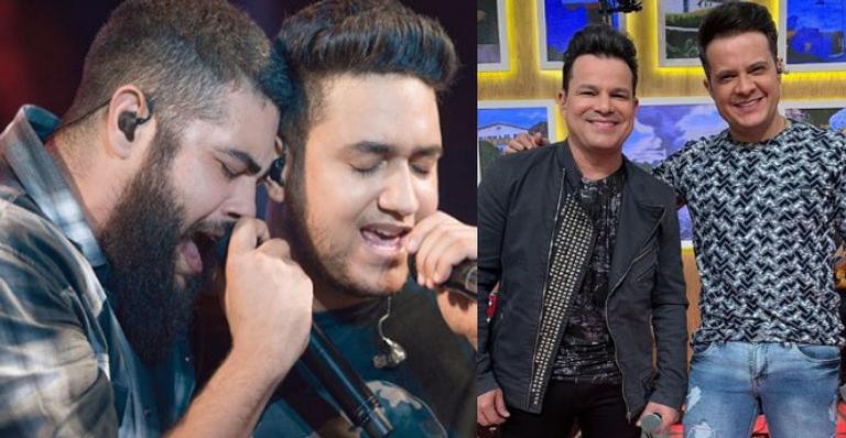 Briga na justiça entre Henrique & Juliano e João Neto & Frederico termina em música