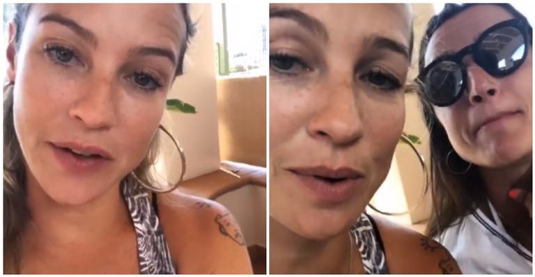 Em roda com as amigas, Luana Piovani debate sobre separação: ”É um deserto”