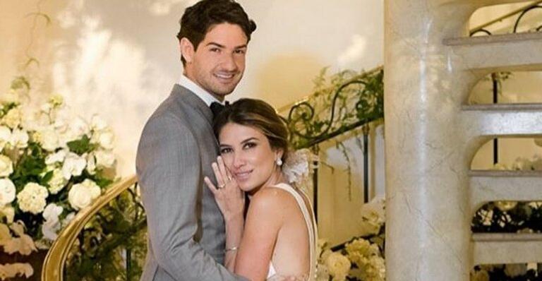 Rebeca Abravanel se declara ao comemorar 2 meses de casada com Alexandre Pato