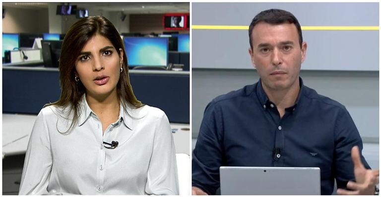 Nos bastidores da Globo, André Rizek e Andréia Sadi vivem romance, segundo colunista