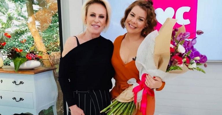 Fernanda Souza se emociona ao participar do programa da Ana Maria Braga: ”Muito fã”