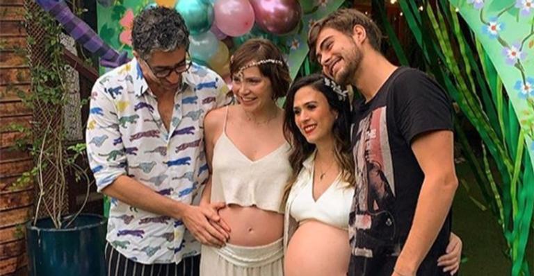 Tatá Werneck e Letícia Colin armam Chá de Bebê com presença de famosos
