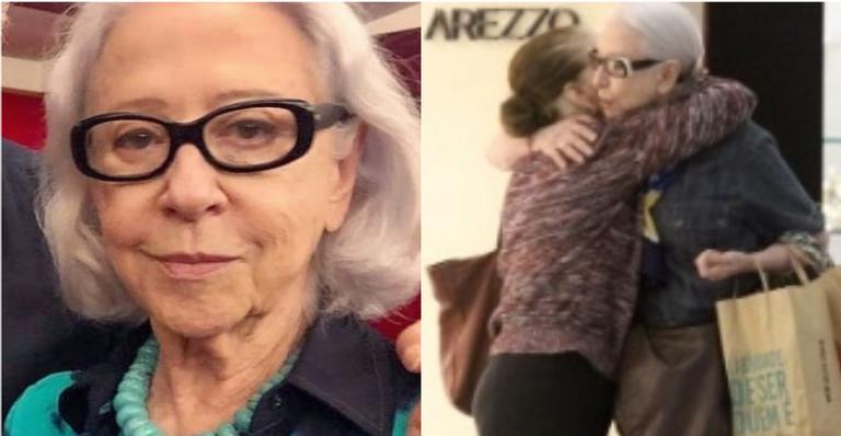 Fernanda Montenegro esbanja simpatia e conversa com fãs durante passeio em shopping