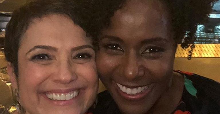 Sandra Annenberg responde homenagem de Maju Coutinho: ”Meu coração”