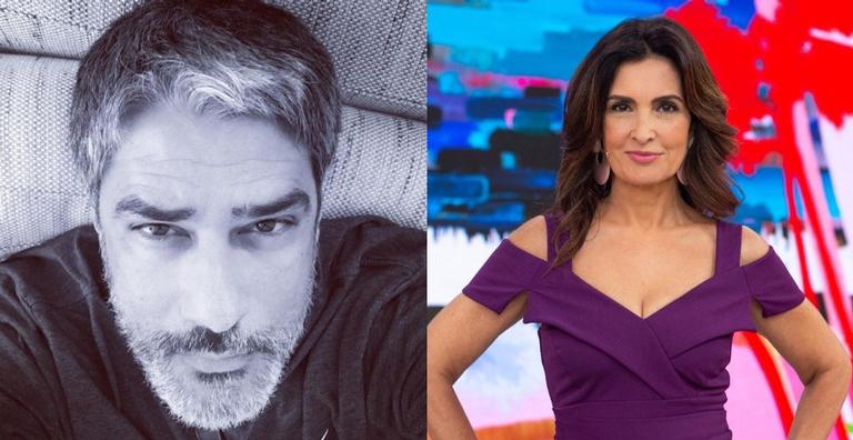 Fátima Bernardes posa ao lado de Willian Bonner e recebe comentários: ”Luana Piovani, corre aqui”