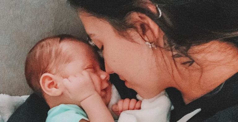 Gabi Brandt encanta web ao dividir foto fofíssima de Davi com o primo José